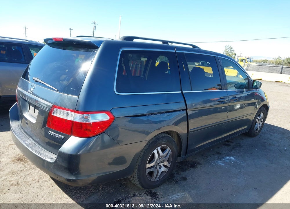 2005 HONDA ODYSSEY EX-L VIN: 5FNRL38625B413622