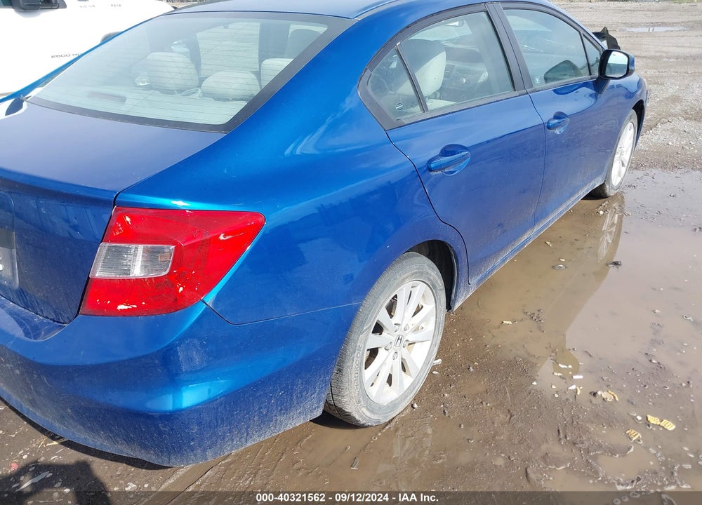 2012 HONDA CIVIC EX VIN: 19XFB2F89CE055748