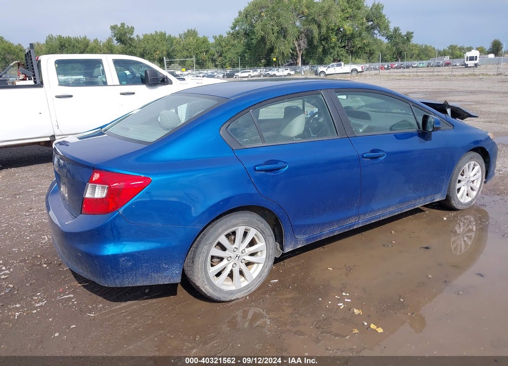 2012 HONDA CIVIC EX VIN: 19XFB2F89CE055748