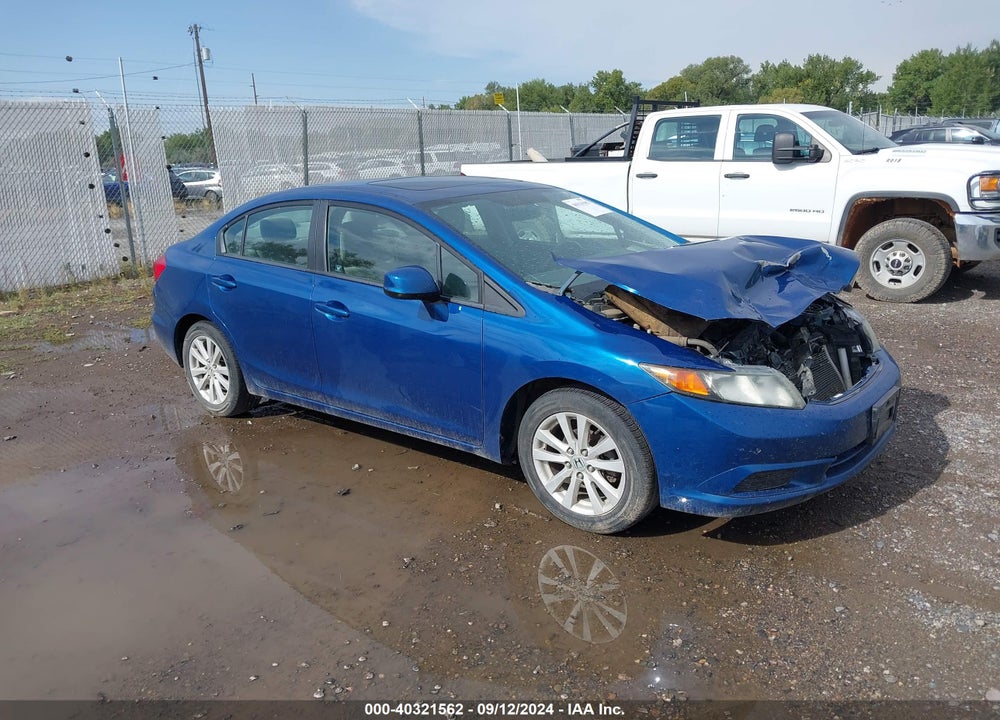 2012 HONDA CIVIC EX VIN: 19XFB2F89CE055748