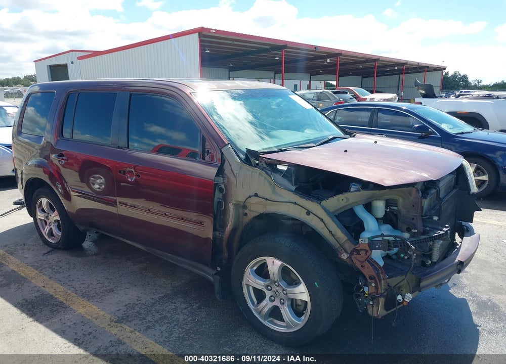2012 HONDA PILOT EX-L VIN: 5FNYF4H55CB016581