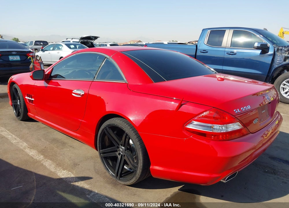2009 MERCEDES-BENZ SL 550 VIN: WDBSK71F79F149948