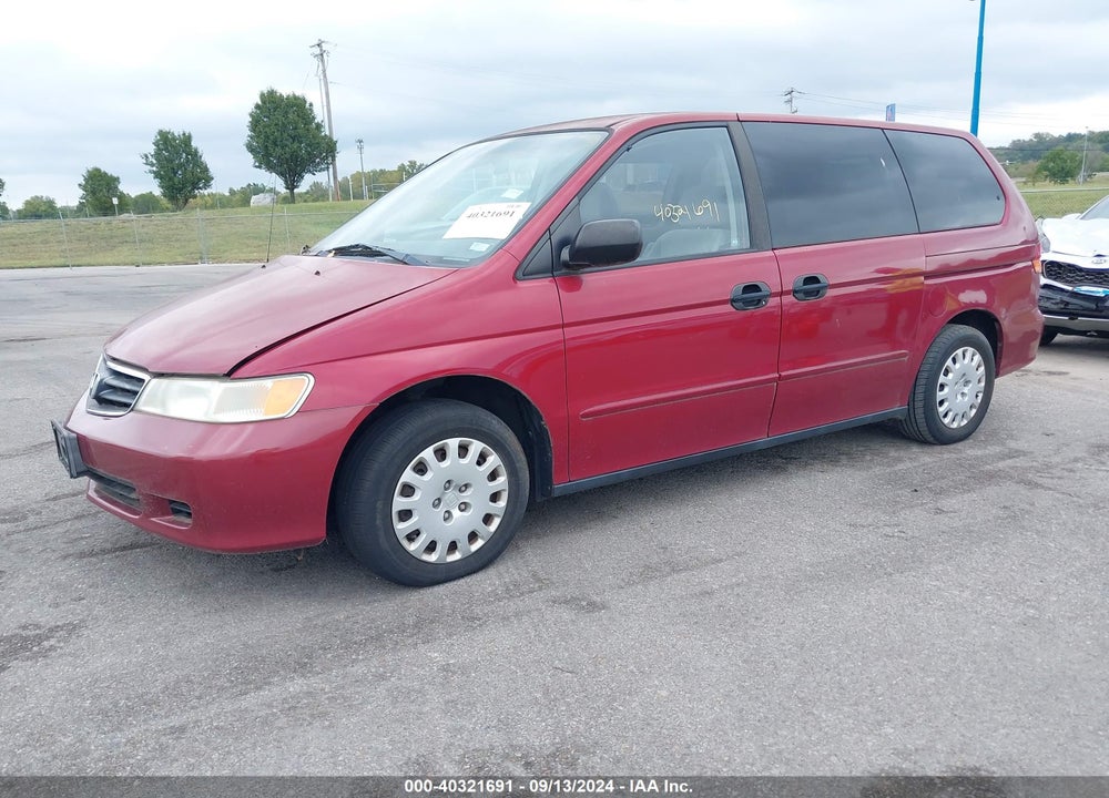 2002 HONDA ODYSSEY LX VIN: 5FNRL18532B028545