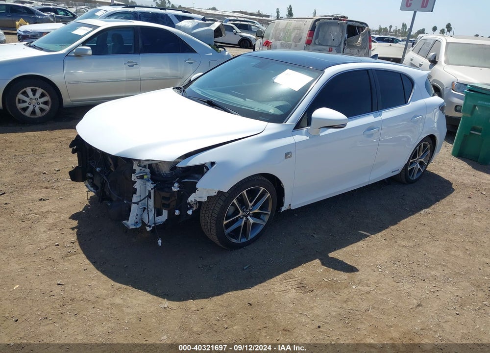 2015 LEXUS CT 200H VIN: JTHKD5BHXF2220934