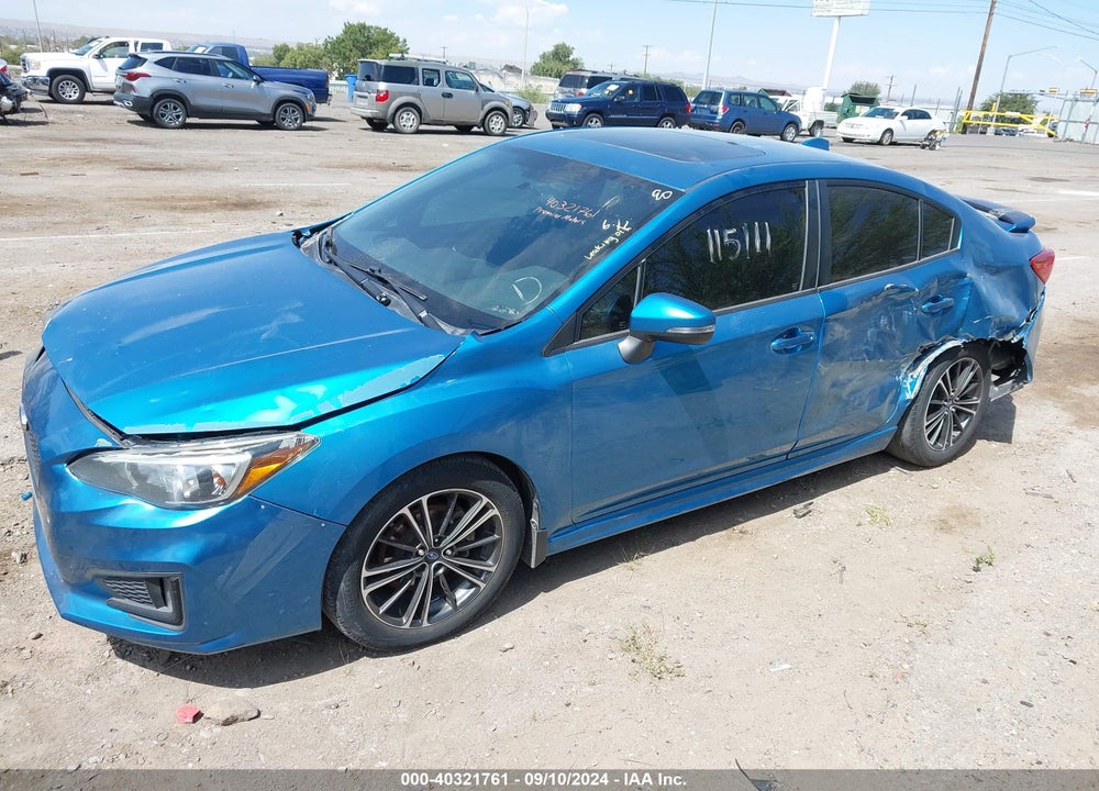 2019 SUBARU IMPREZA 2.0I SPORT VIN: 4S3GKAM69K3626032