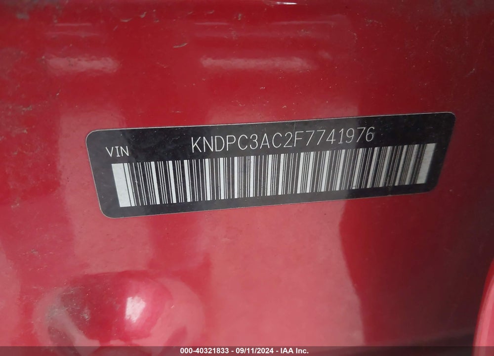 2015 KIA SPORTAGE EX VIN: KNDPC3AC2F7741976