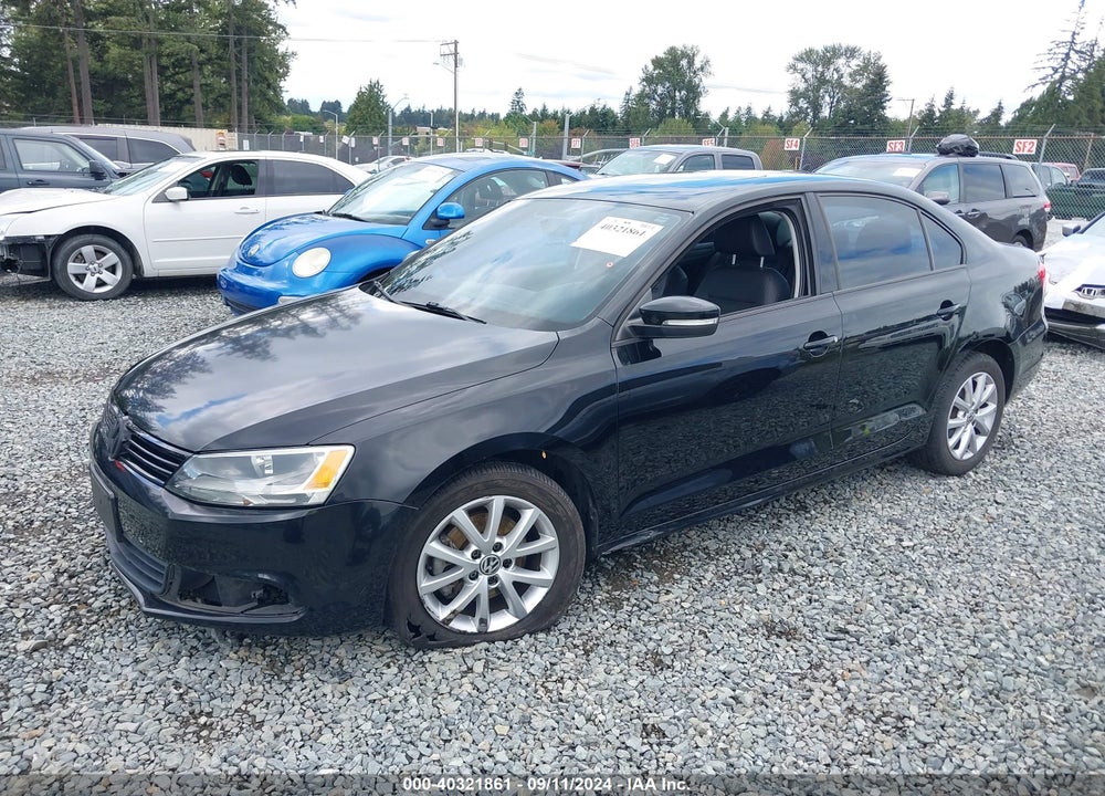 2012 VOLKSWAGEN JETTA 2.5L SE VIN: 3VWDP7AJ7CM418051