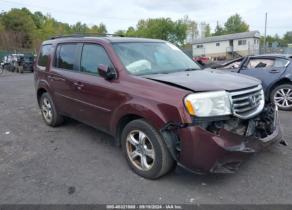 2013 HONDA PILOT EX VIN: 5FNYF4H45DB003791