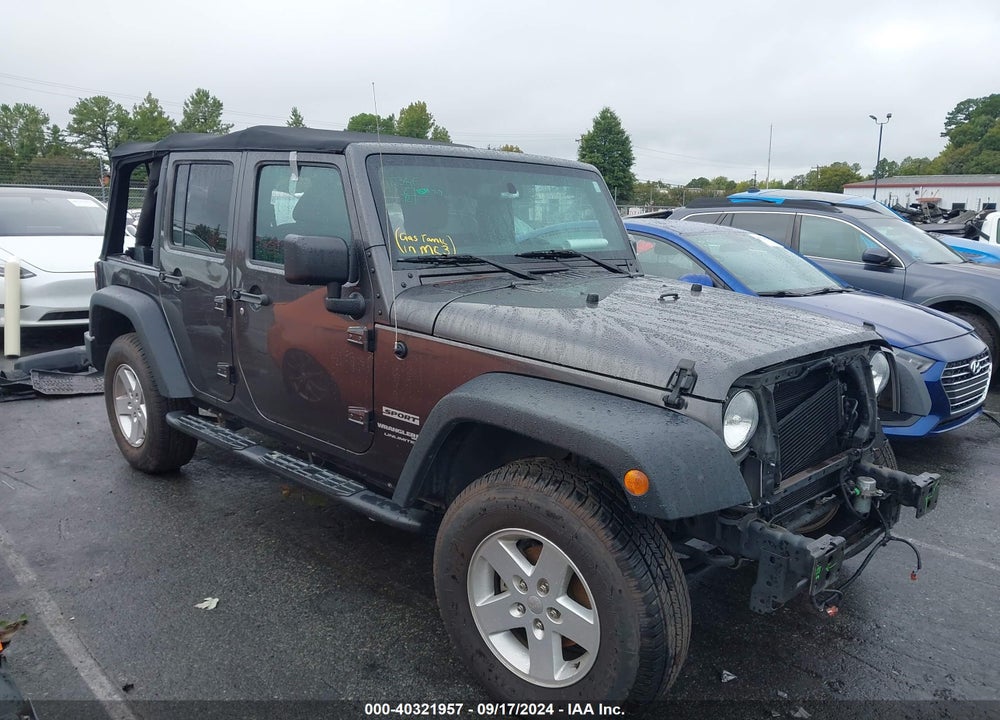 2018 JEEP WRANGLER JK UNLIMITED SPORT S 4X4 VIN: 1C4BJWDG3JL859003