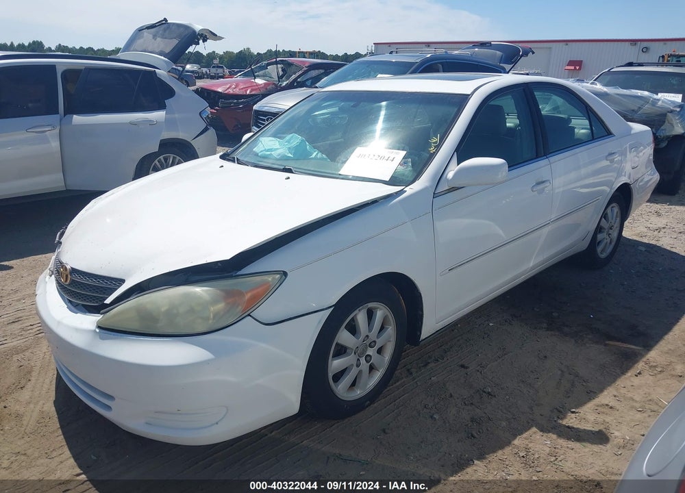 2002 TOYOTA CAMRY XLE V6 VIN: 4T1BF30K12U025989