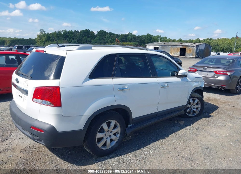 2012 KIA SORENTO LX VIN: 5XYKT3A6XCG240806