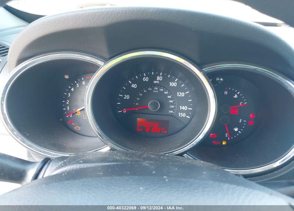 2012 KIA SORENTO LX VIN: 5XYKT3A6XCG240806