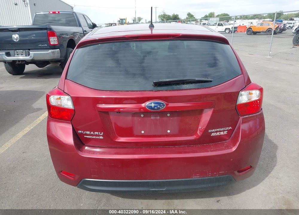 2016 SUBARU IMPREZA 2.0I PREMIUM VIN: JF1GPAB69G8272257