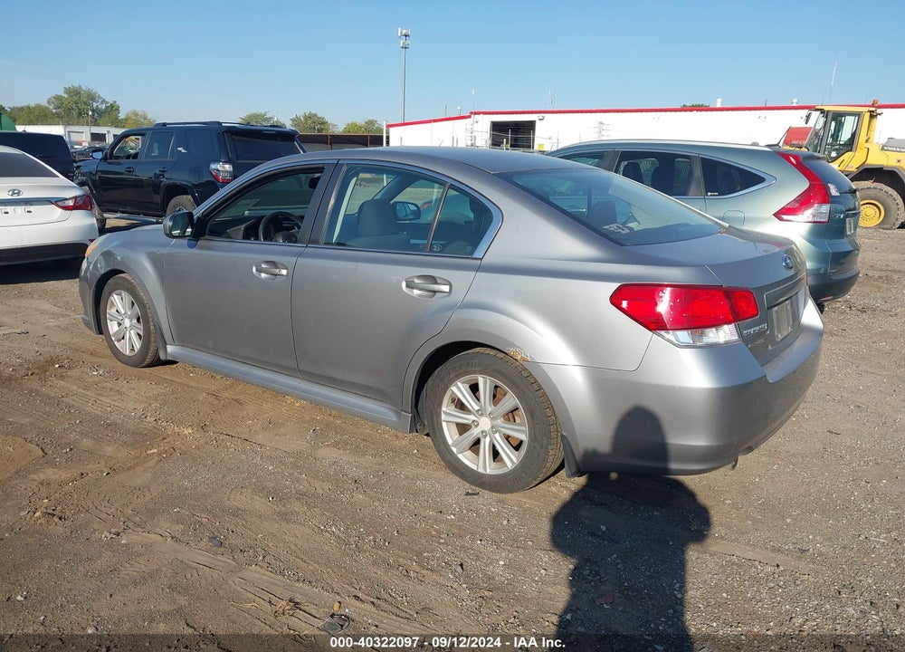 2010 SUBARU LEGACY 2.5I PREMIUM VIN: 4S3BMCG65A3224521