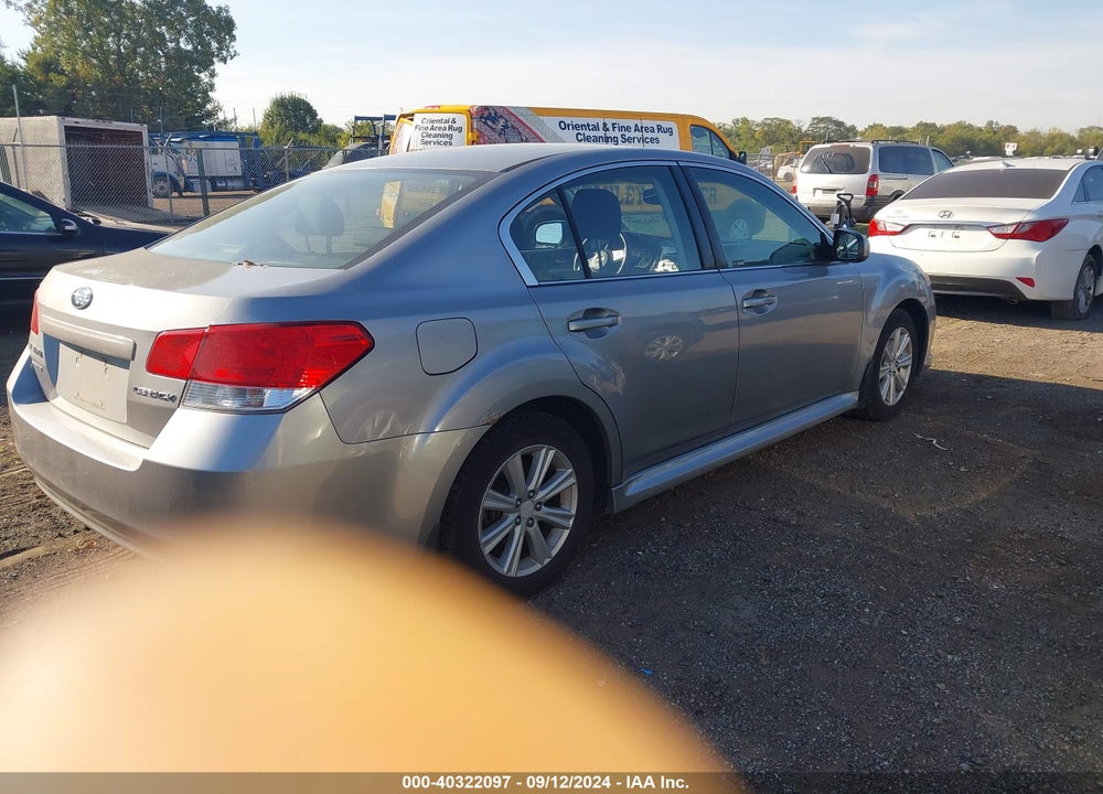 2010 SUBARU LEGACY 2.5I PREMIUM VIN: 4S3BMCG65A3224521
