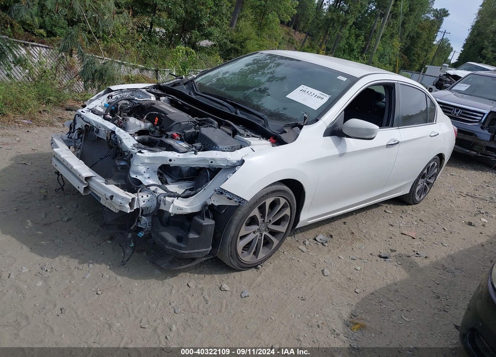 2015 HONDA ACCORD SPORT VIN: 1HGCR2F54FA263114