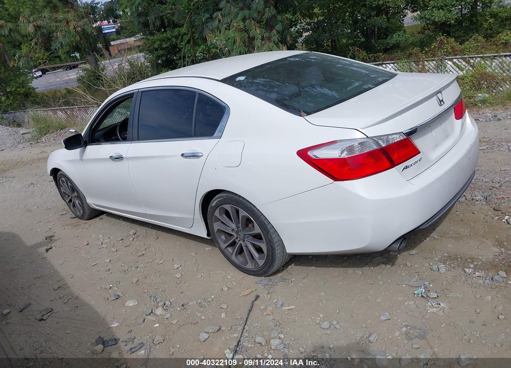 2015 HONDA ACCORD SPORT VIN: 1HGCR2F54FA263114