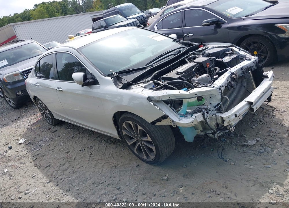 2015 HONDA ACCORD SPORT VIN: 1HGCR2F54FA263114