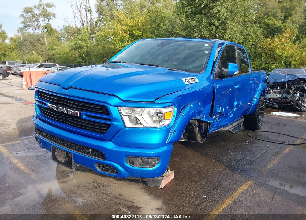 2020 RAM 1500 BIG HORN 4X4 5'7 BOX VIN: 1C6SRFFT7LN380391