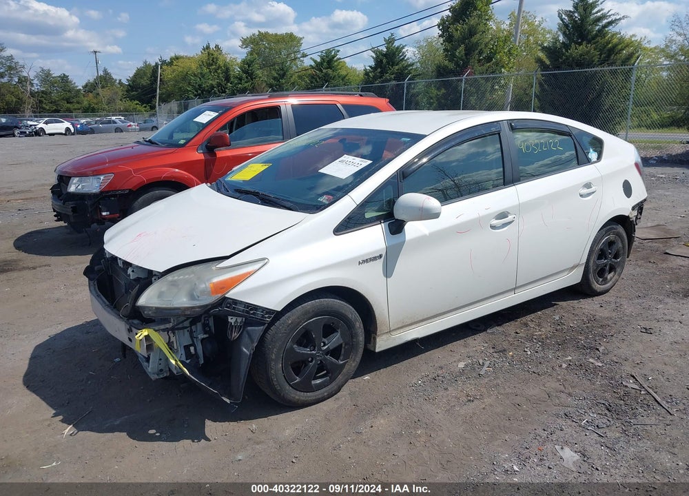 2012 TOYOTA PRIUS TWO VIN: JTDKN3DU1C5436646