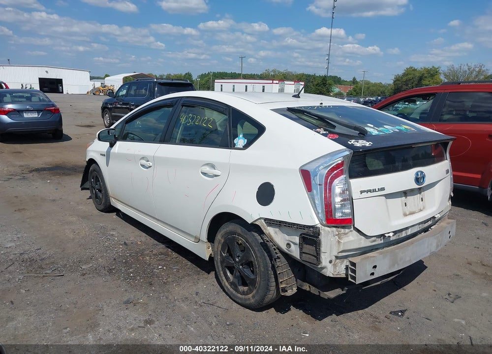 2012 TOYOTA PRIUS TWO VIN: JTDKN3DU1C5436646