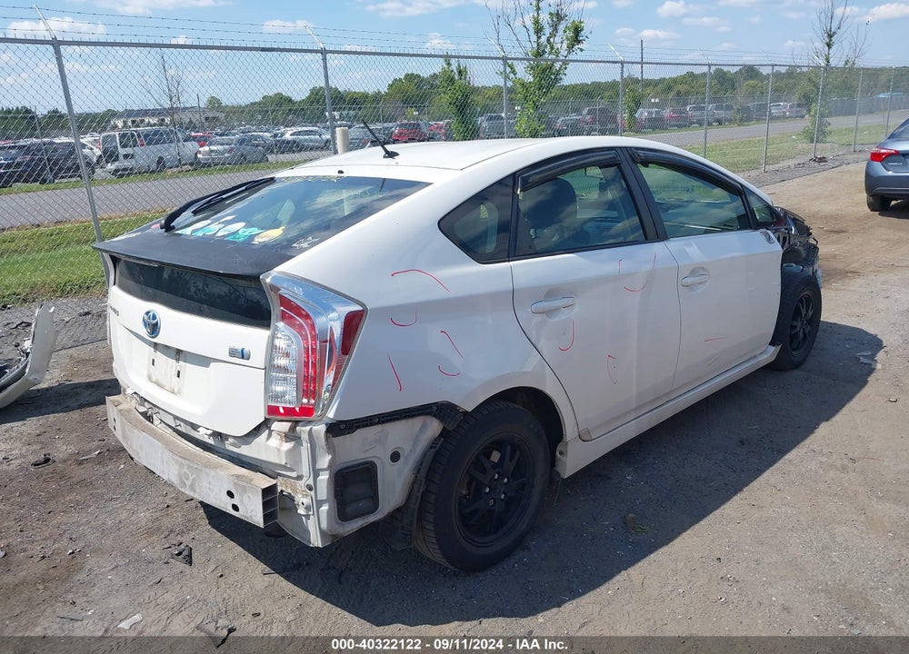 2012 TOYOTA PRIUS TWO VIN: JTDKN3DU1C5436646