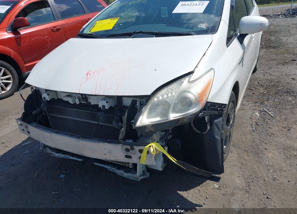2012 TOYOTA PRIUS TWO VIN: JTDKN3DU1C5436646