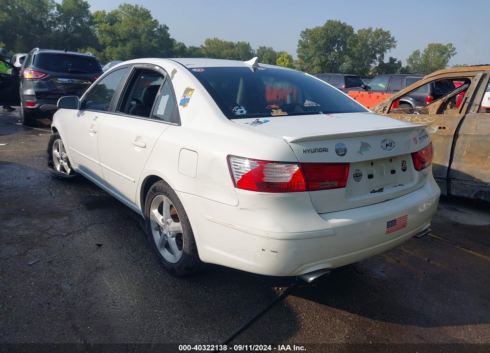 2009 HYUNDAI SONATA SE V6 VIN: 5NPEU46F39H469659