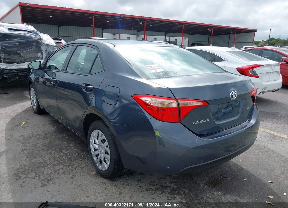 2019 TOYOTA COROLLA LE VIN: 5YFBURHE7KP863887