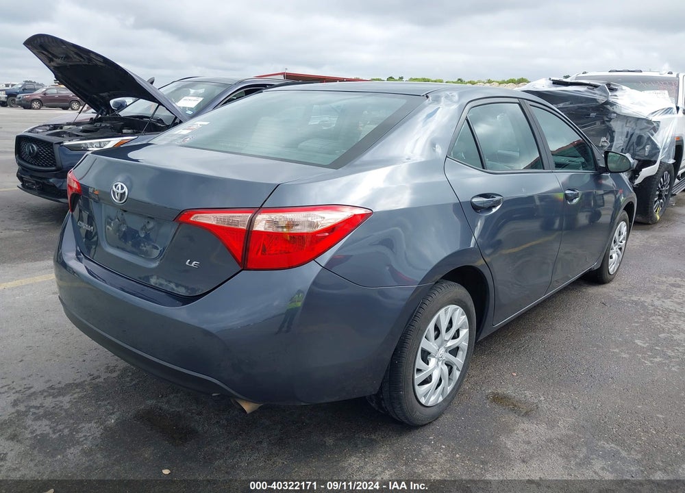 2019 TOYOTA COROLLA LE VIN: 5YFBURHE7KP863887