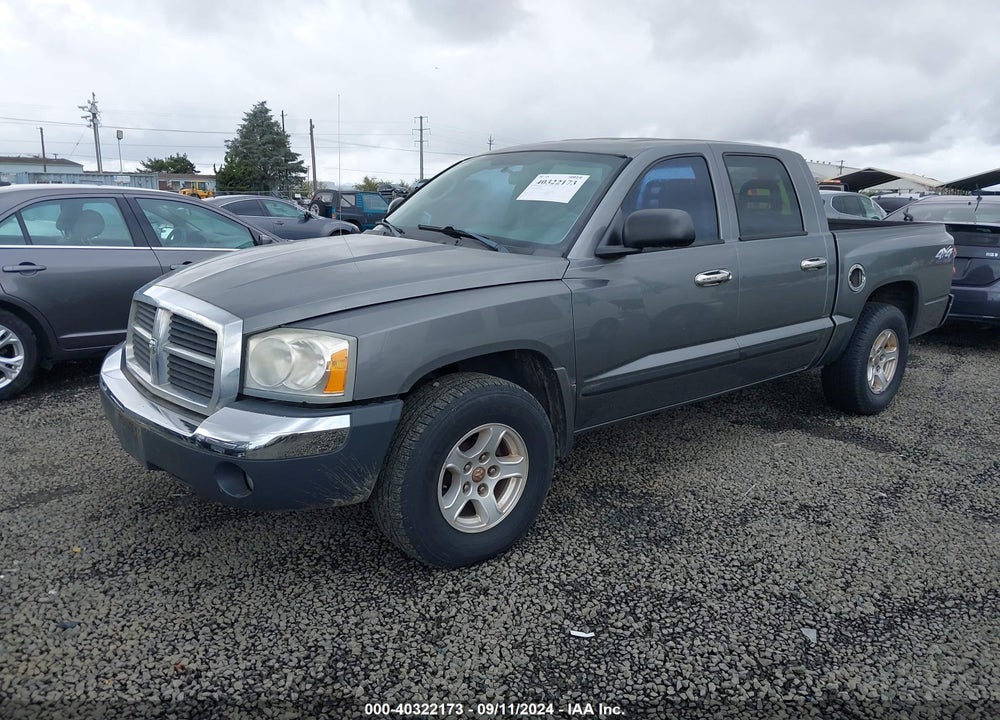 2005 DODGE DAKOTA SLT VIN: 1D7HW48N05S253992