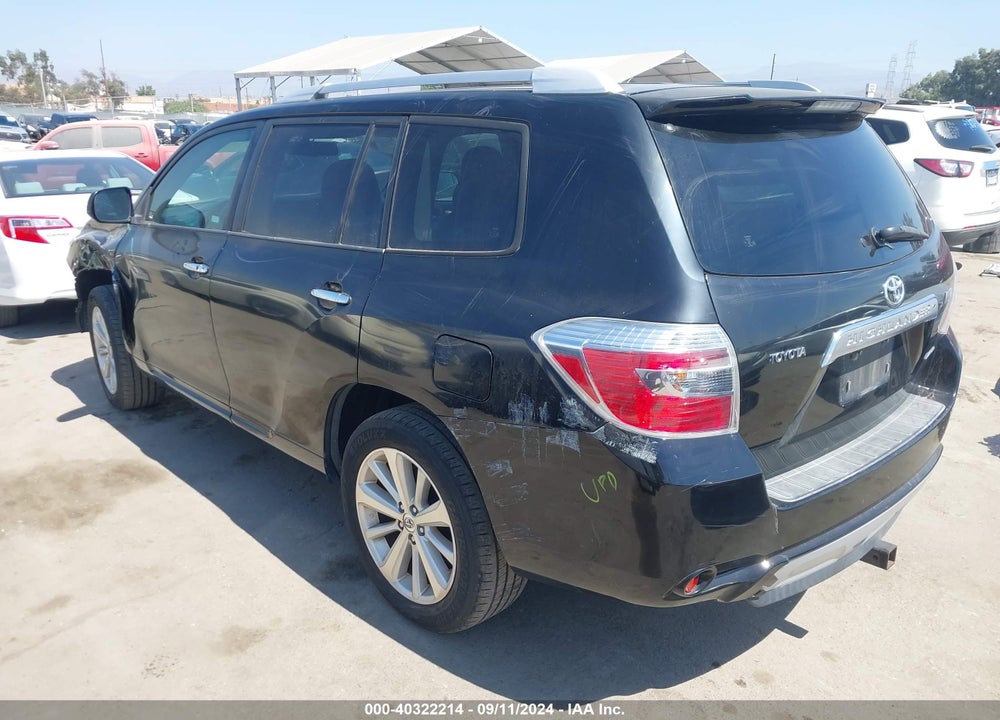 2008 TOYOTA HIGHLANDER HYBRID LIMITED VIN: JTEEW44A182007520