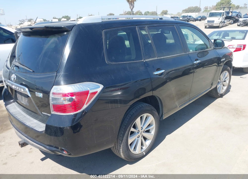 2008 TOYOTA HIGHLANDER HYBRID LIMITED VIN: JTEEW44A182007520
