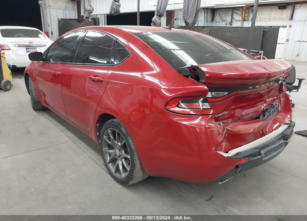 2013 DODGE DART RALLYE VIN: 1C3CDFBA3DD178854