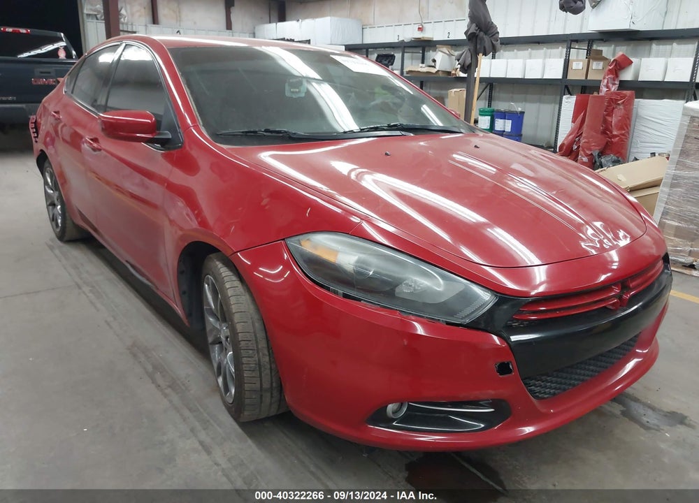 2013 DODGE DART RALLYE VIN: 1C3CDFBA3DD178854