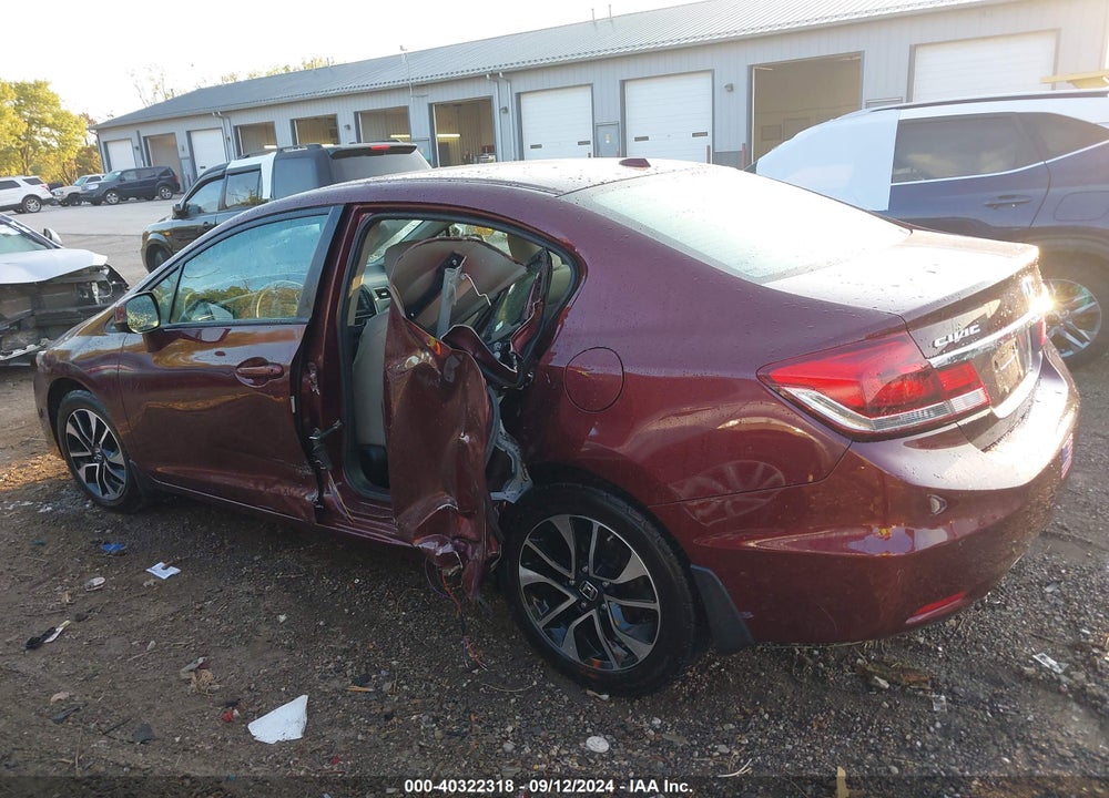 2013 HONDA CIVIC EX-L VIN: 19XFB2F99DE055274