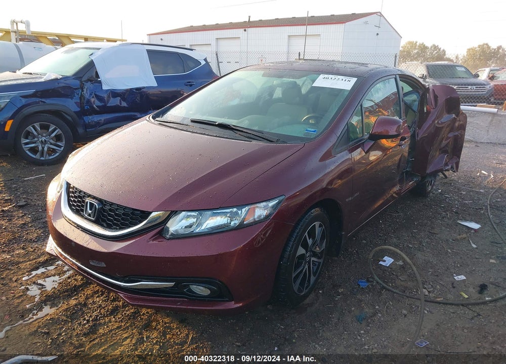 2013 HONDA CIVIC EX-L VIN: 19XFB2F99DE055274