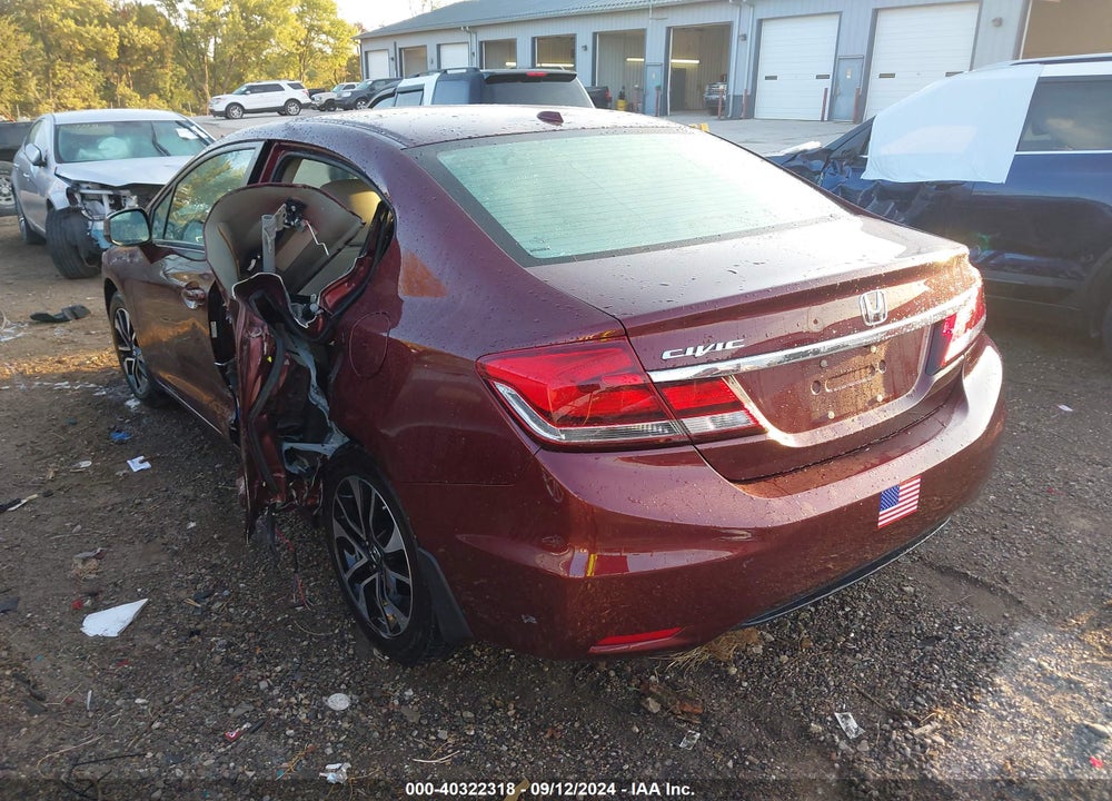 2013 HONDA CIVIC EX-L VIN: 19XFB2F99DE055274