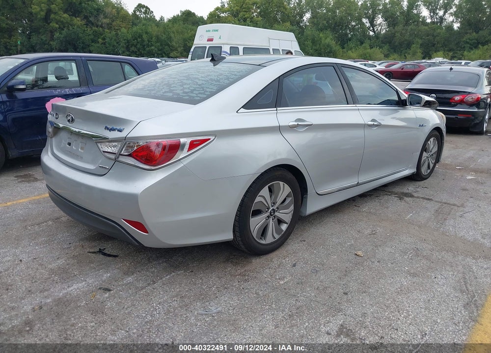 2013 HYUNDAI SONATA HYBRID LIMITED VIN: KMHEC4A46DA068448