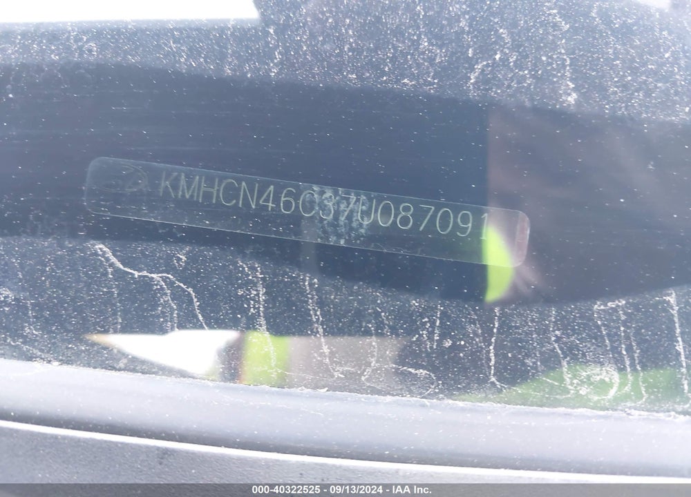 2007 HYUNDAI ACCENT GLS VIN: KMHCN46C37U087091