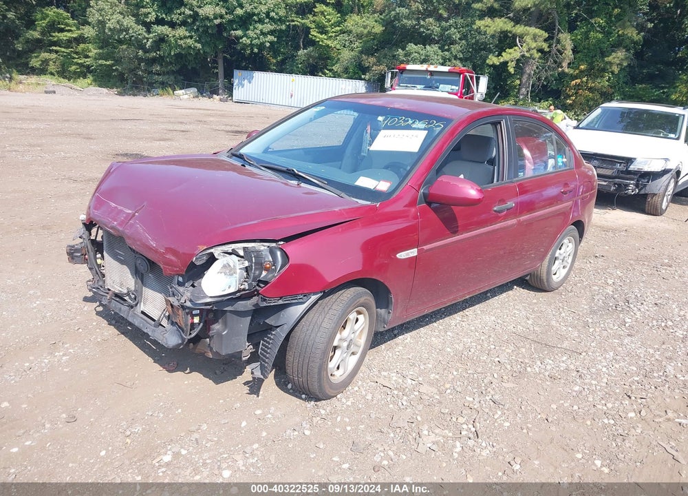 2007 HYUNDAI ACCENT GLS VIN: KMHCN46C37U087091