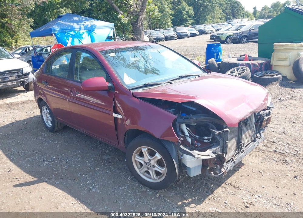 2007 HYUNDAI ACCENT GLS VIN: KMHCN46C37U087091