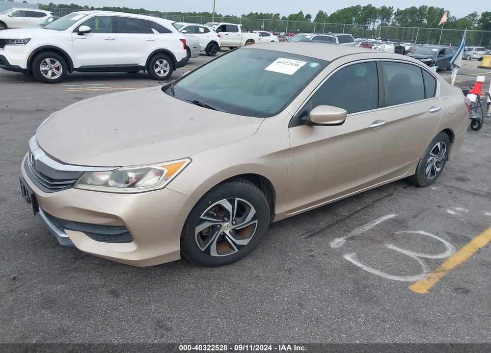 2016 HONDA ACCORD LX VIN: 1HGCR2F33GA022774