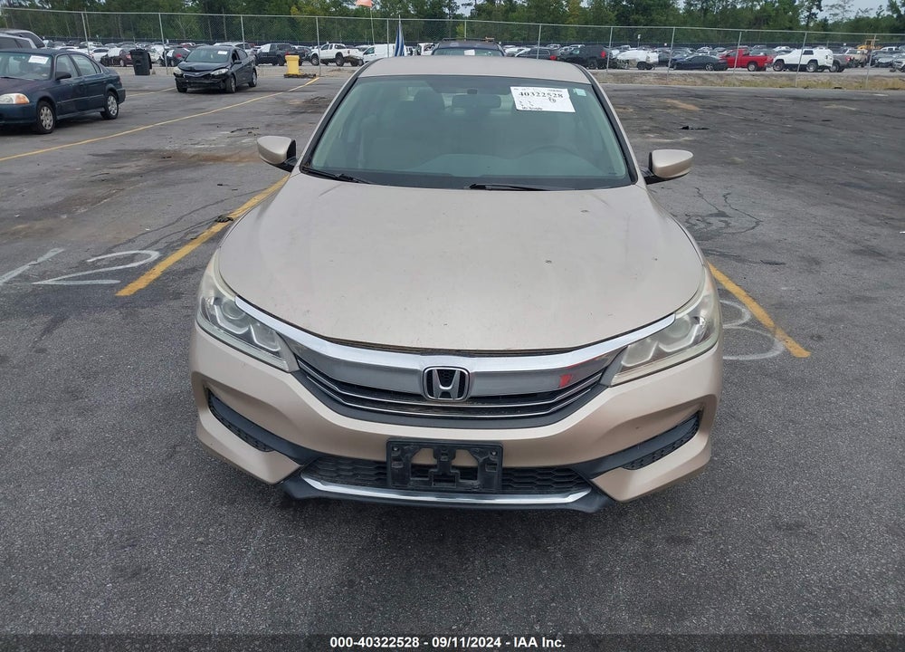 2016 HONDA ACCORD LX VIN: 1HGCR2F33GA022774