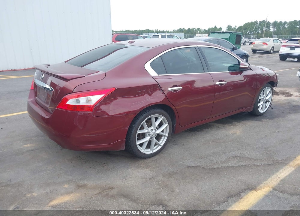 2009 NISSAN MAXIMA 3.5 SV VIN: 1N4AA51E19C826527