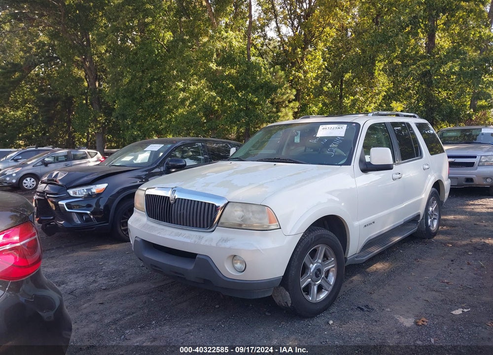 2003 LINCOLN AVIATOR VIN: 5LMEU78H83ZJ27164