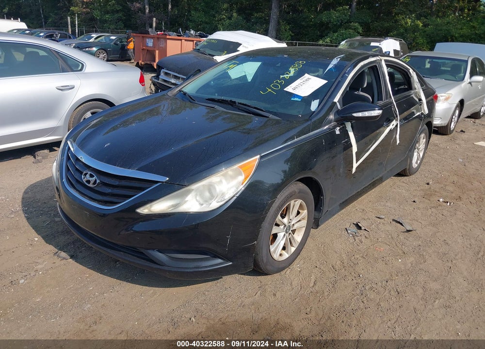 2014 HYUNDAI SONATA GLS VIN: 5NPEB4AC3EH895381