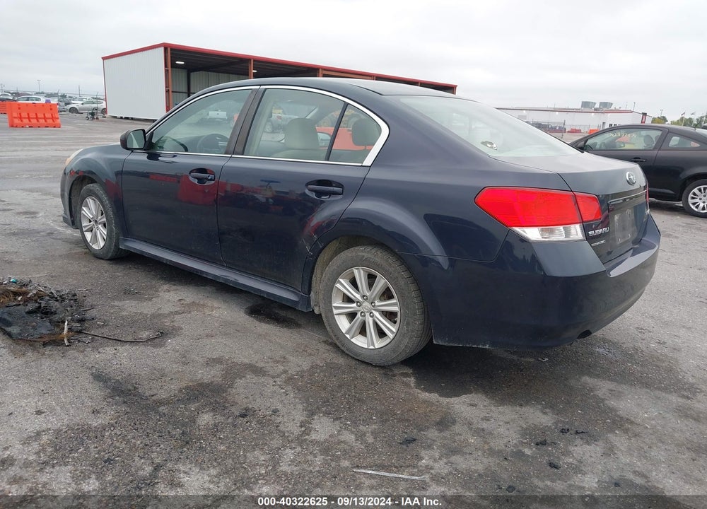 2012 SUBARU LEGACY 2.5I VIN: 4S3BMCA60C3027302