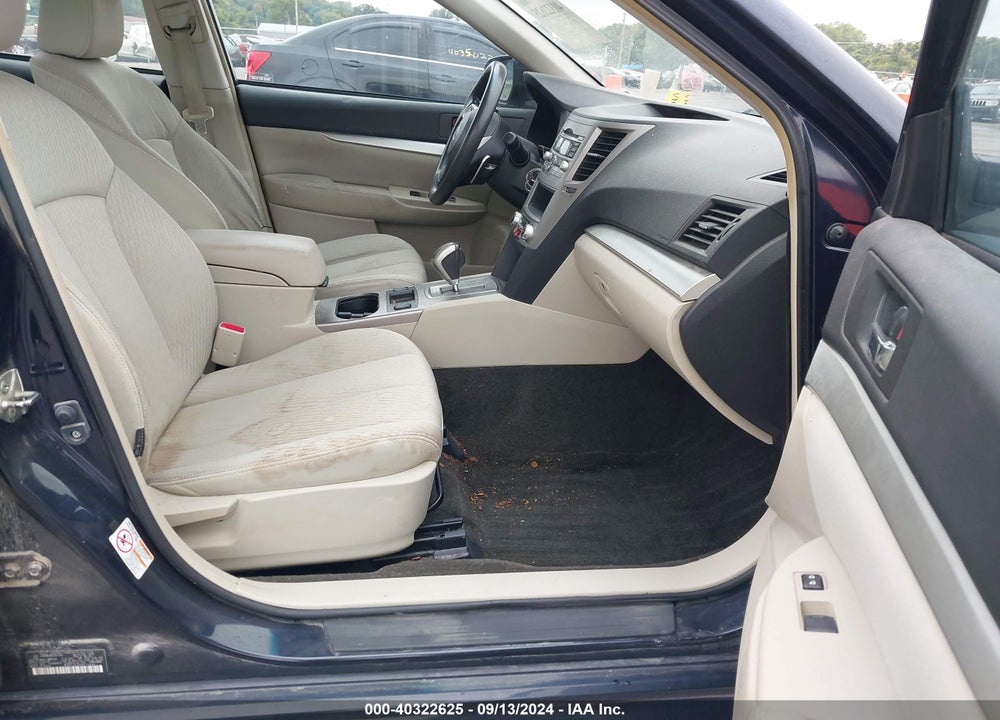2012 SUBARU LEGACY 2.5I VIN: 4S3BMCA60C3027302