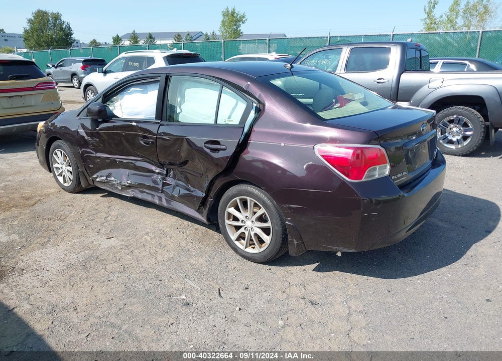 2013 SUBARU IMPREZA 2.0I PREMIUM VIN: JF1GJAC60DH014222
